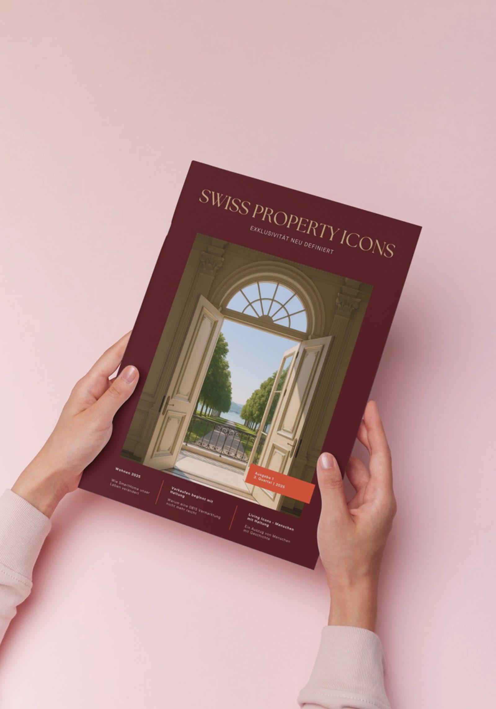 Die aktuelle Ausgabe des Magazins in Händen