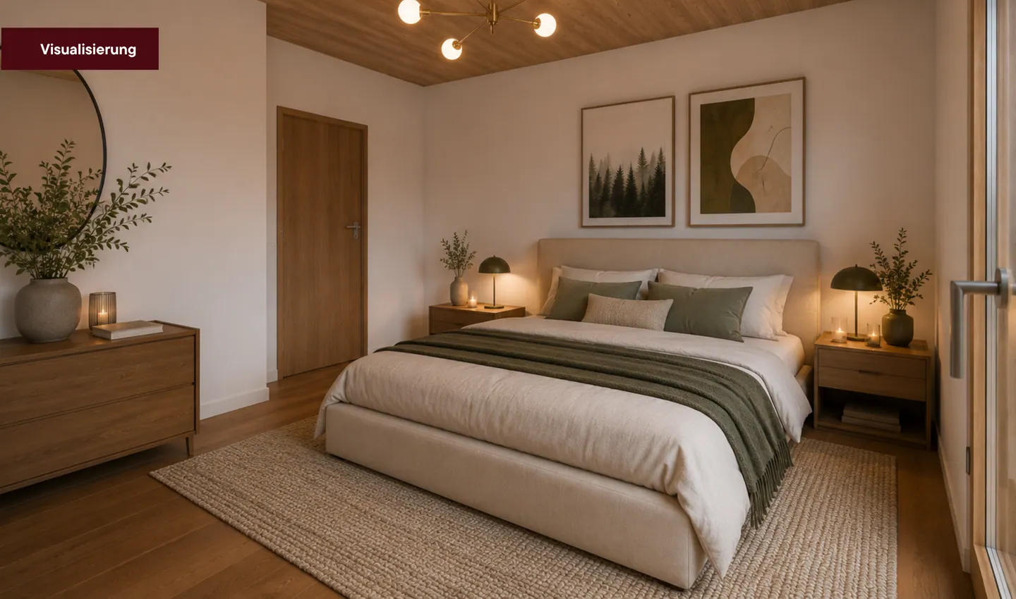 Schlafzimmer, Visualisierung